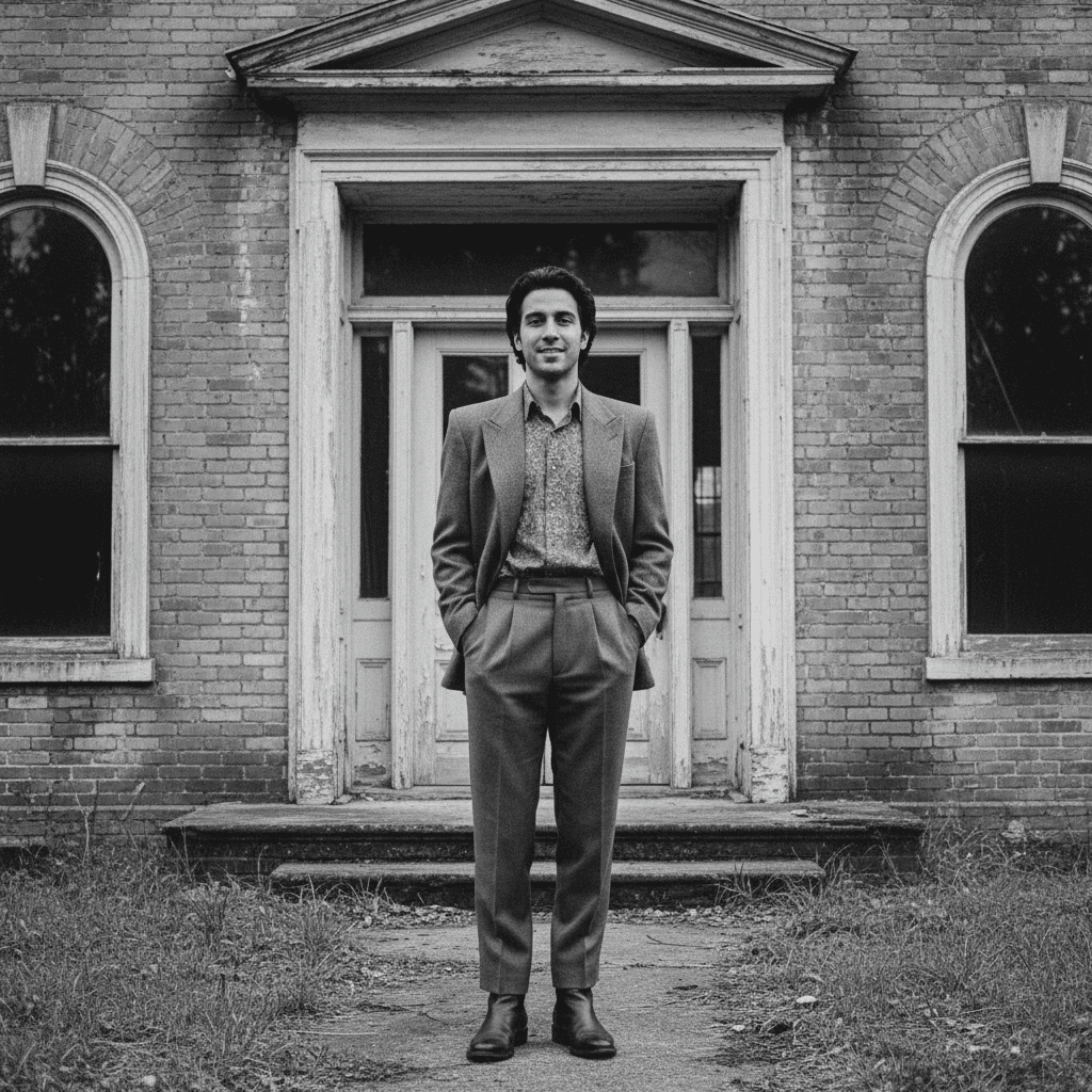 80s Old House Portrait