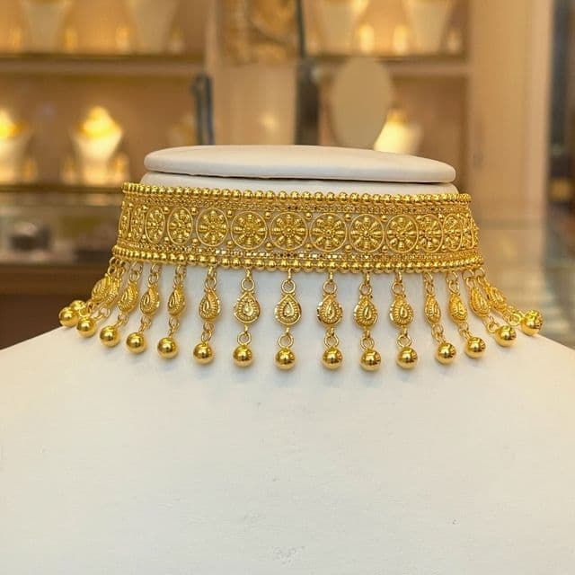 Royal Gold Bridal Choker