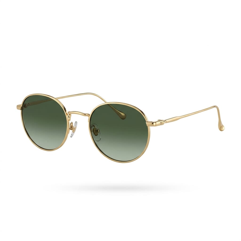 Gold / Green Round