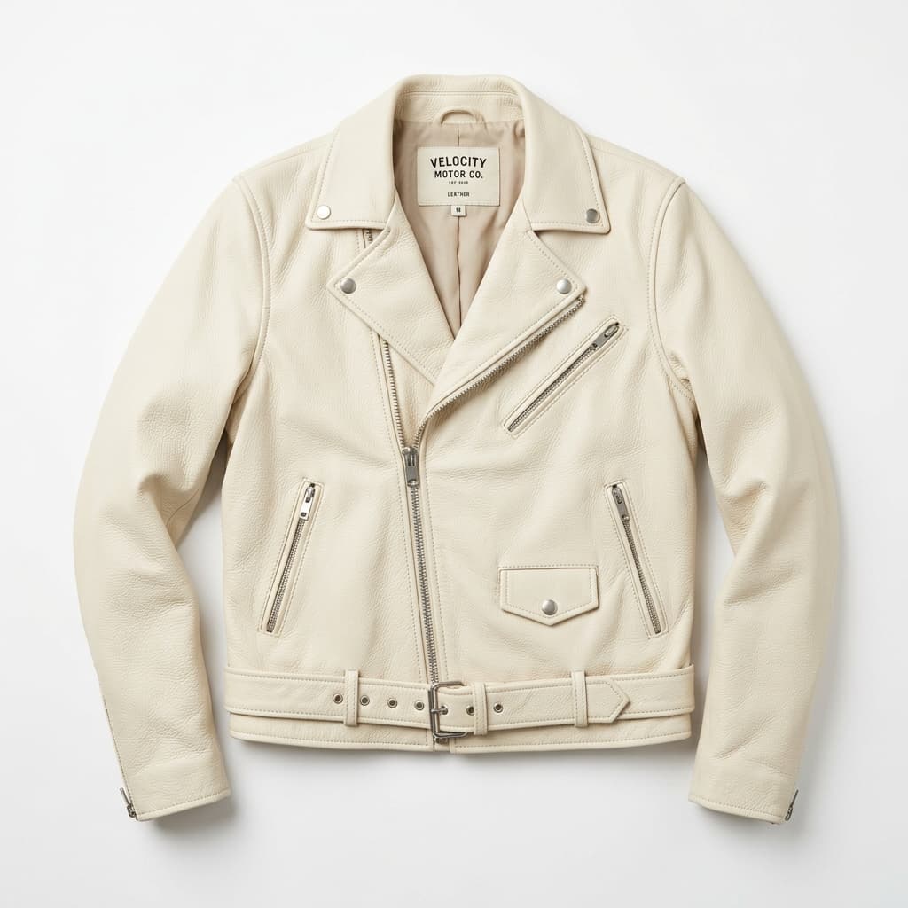 Cream Biker