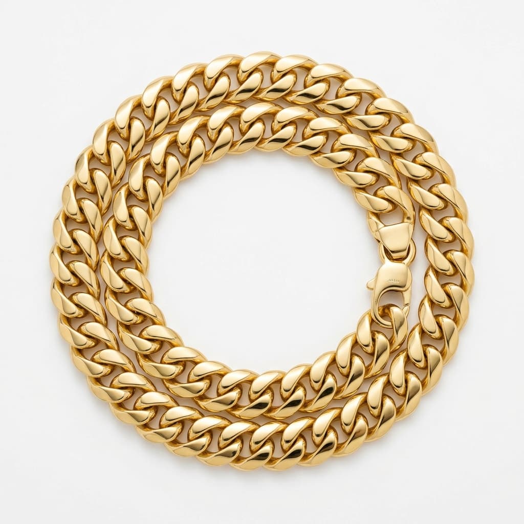 Yellow Gold Cuban Chain