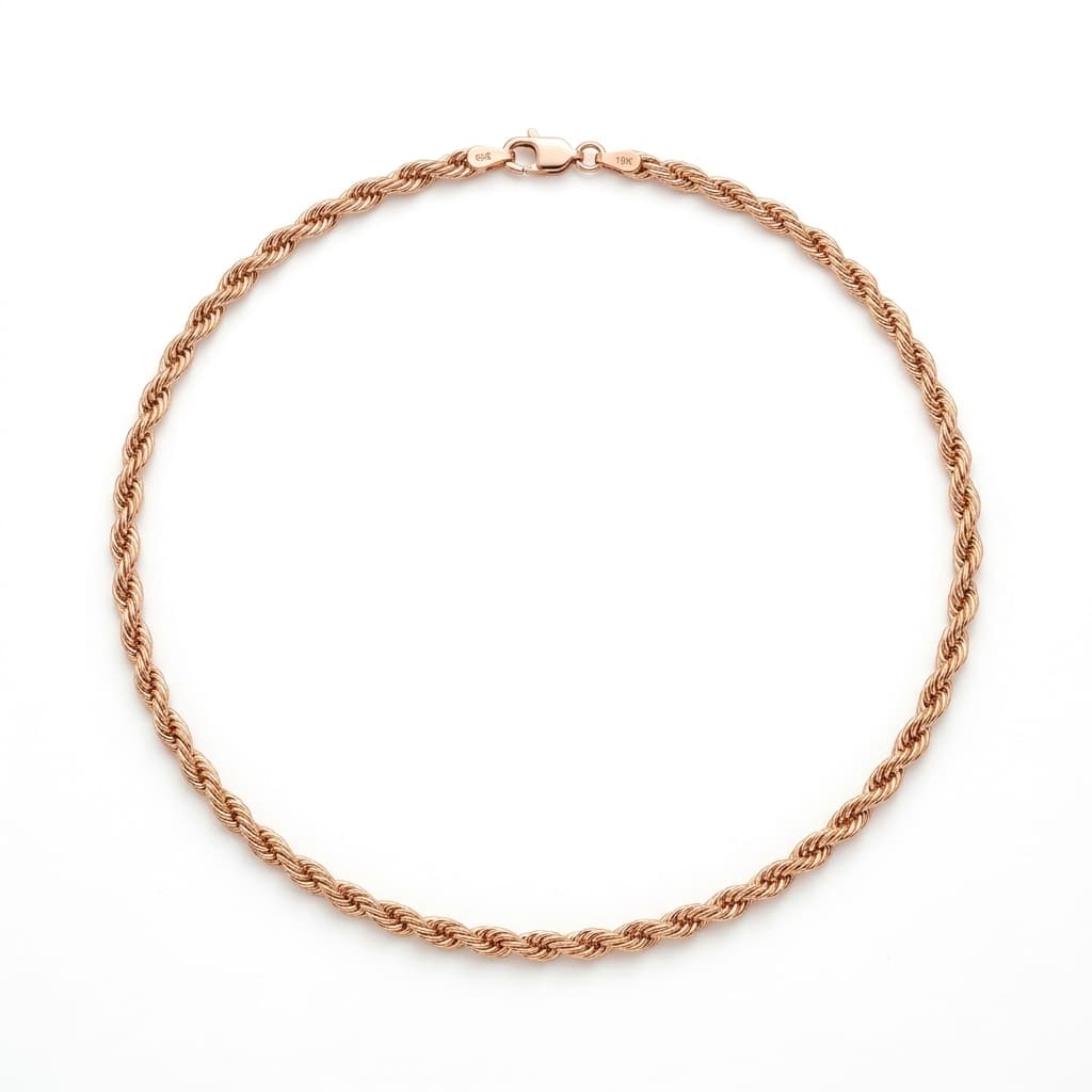 Rose Gold Rope Chain