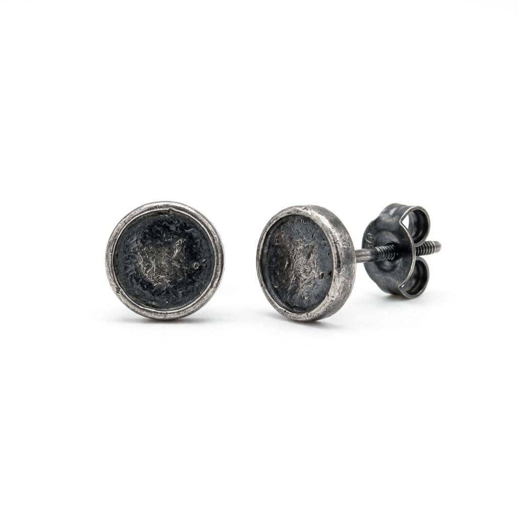 Oxidised Silver Studs