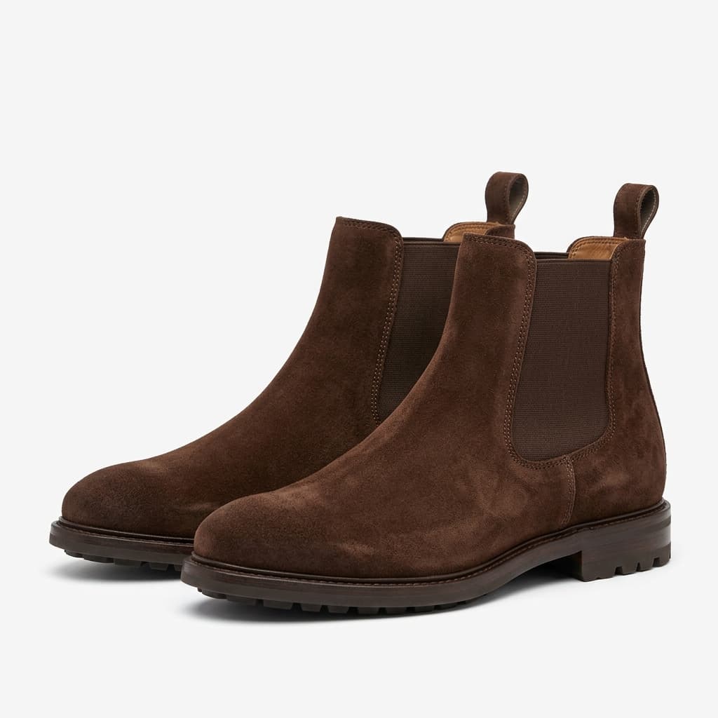 Brown Suede Chelsea Boot