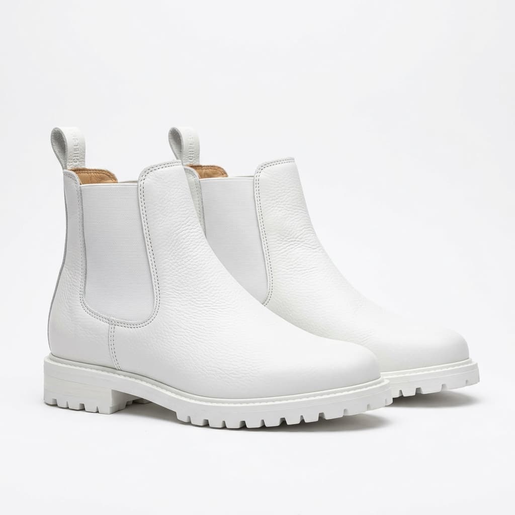 White Chelsea Boot