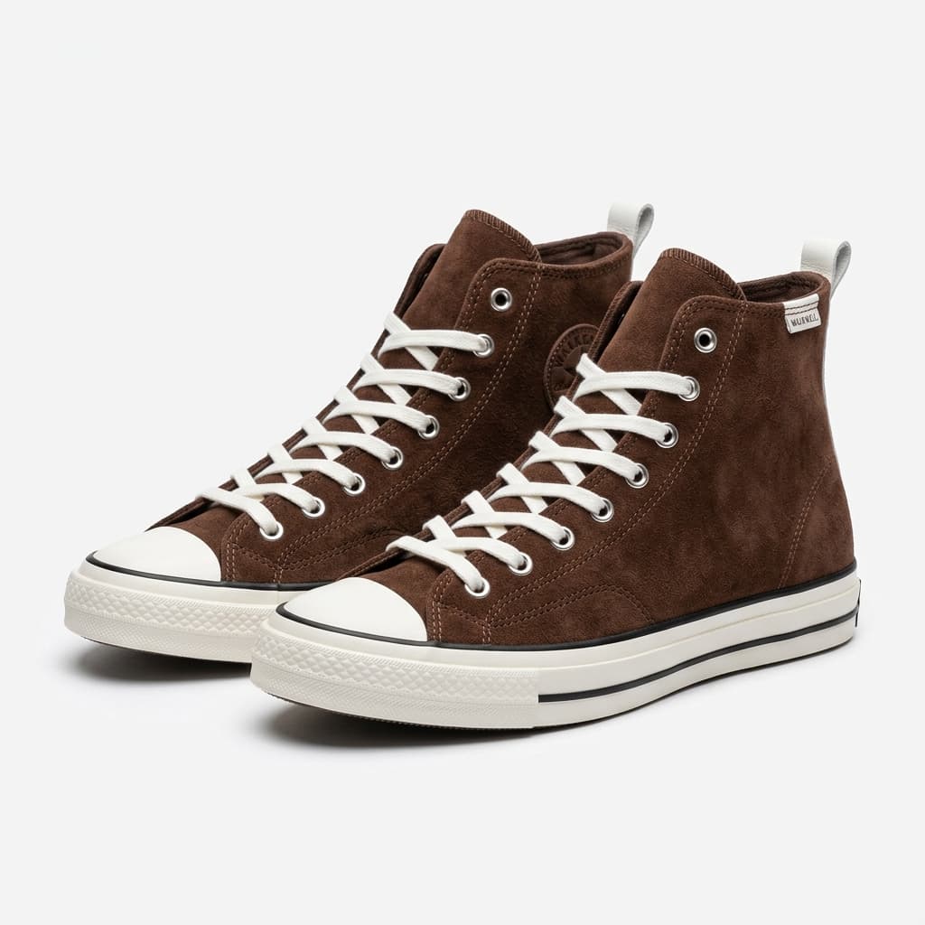 Brown Suede High-Top