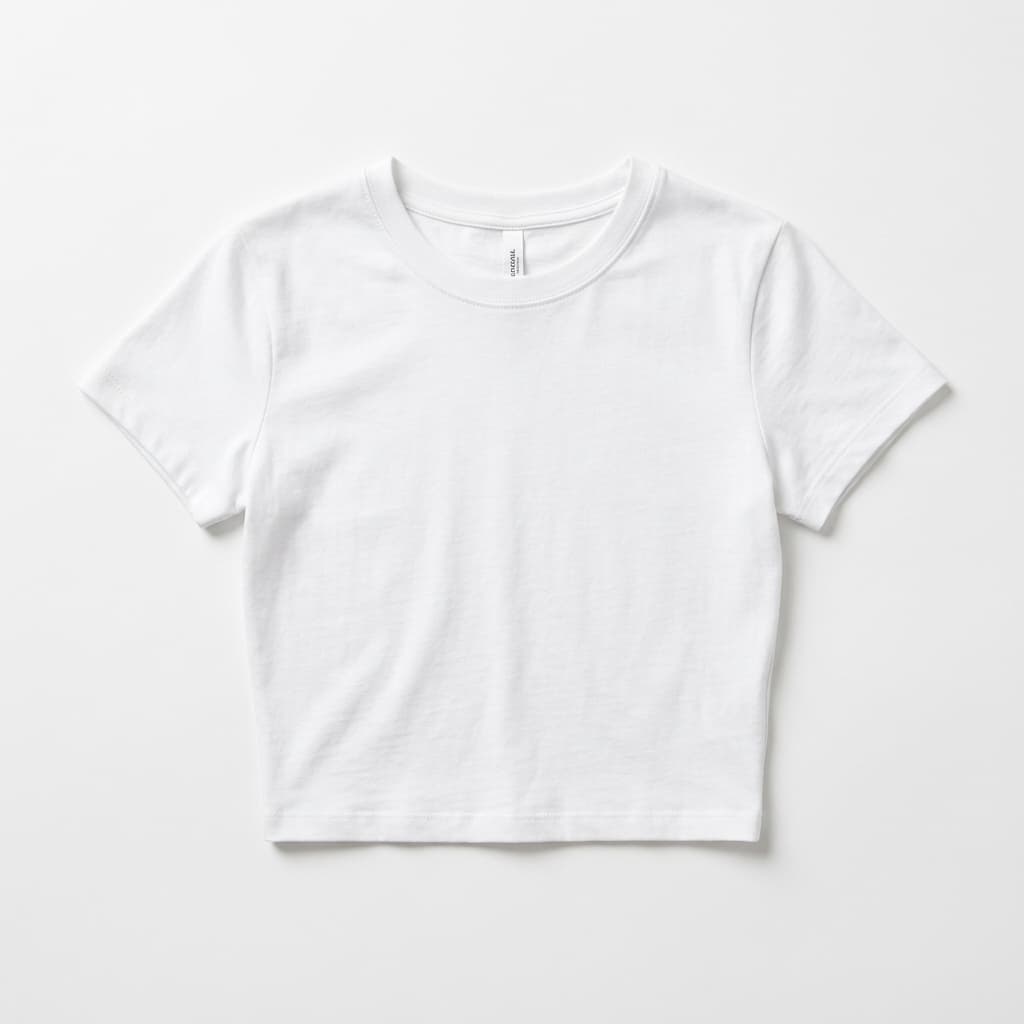 White Crop Top